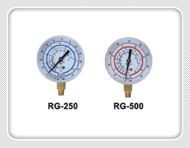 Color-Coded Pressure and Compound Gauge RG-250 /500, click to see details