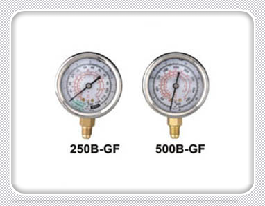 Color-Coded Pressure and Compound Gauge 250B /500B-GF , click to see details