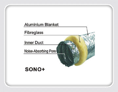 Silent Insulated Flexible Duct, click to see details